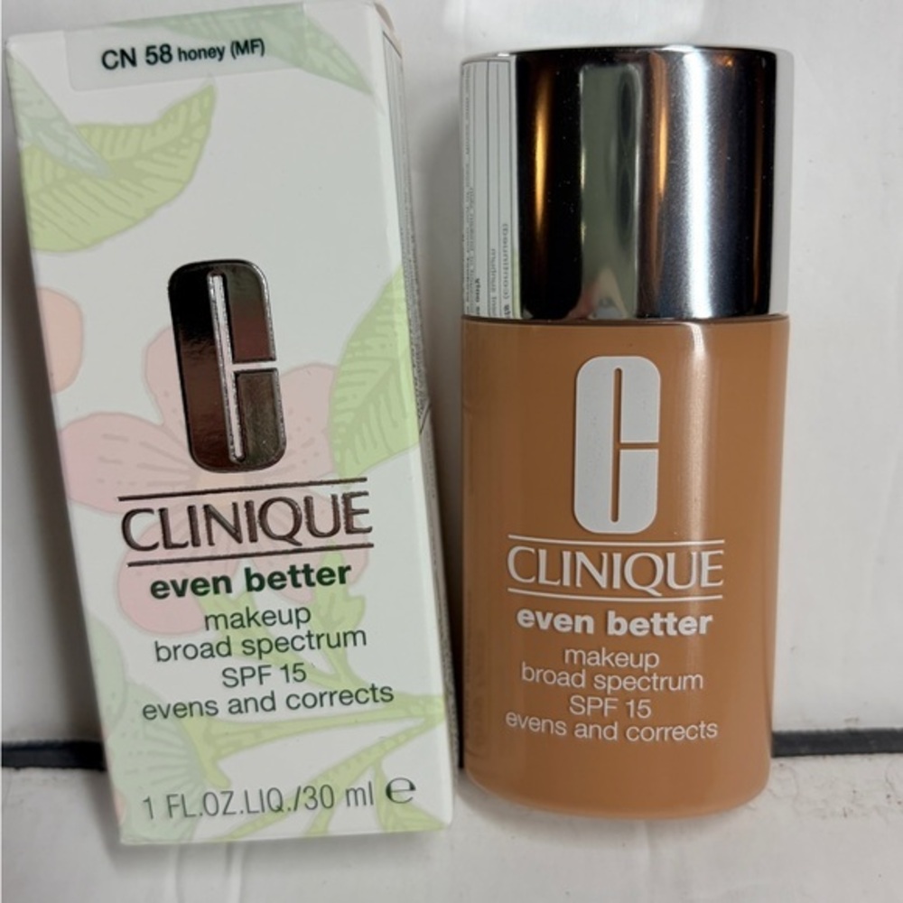 Clinique Even Better Foundation SPF 15 - Honey 1 oz - NEW - CN58